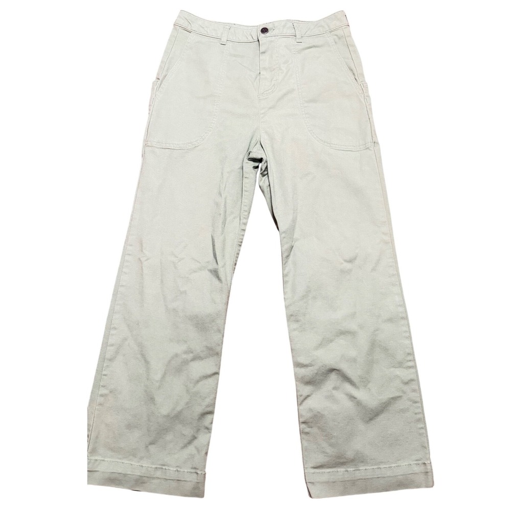 Patagonia Organic Cotton Canvas Utility Pants Womens 6 Sage Green